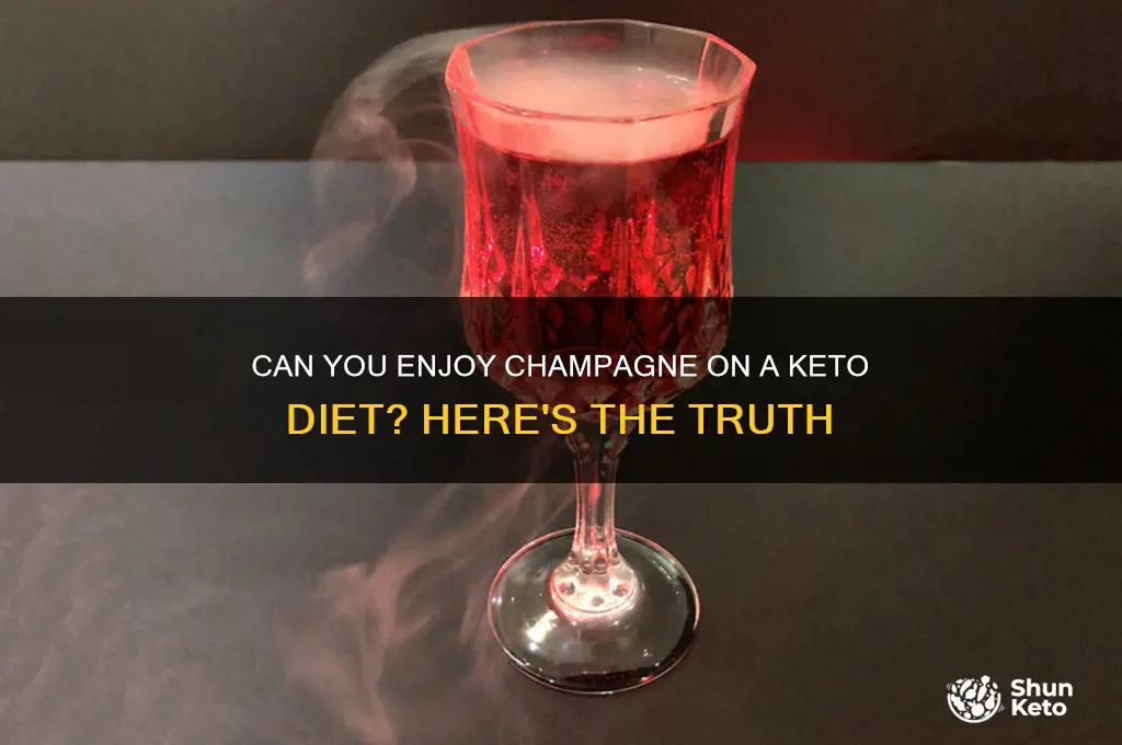 is champagne ok on keto diet