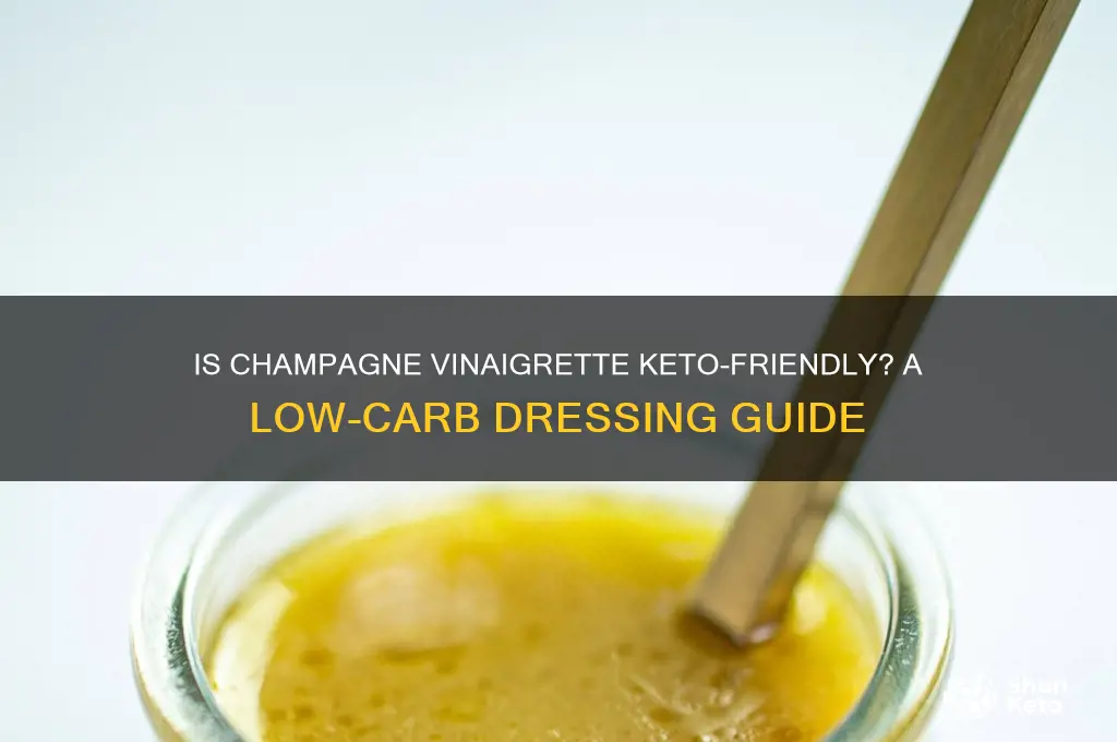 is champagne vinaigrette keto