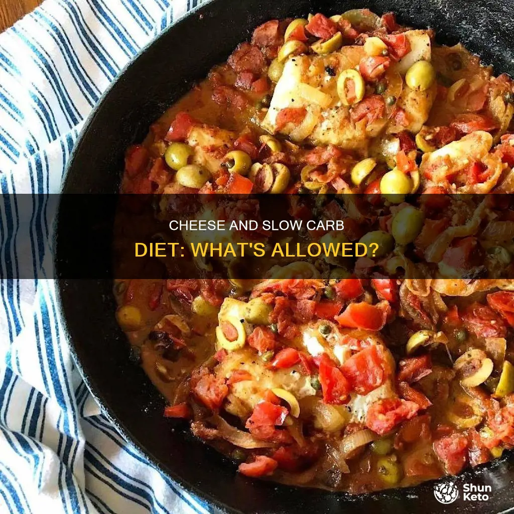 is cheese allowed in slow carb diet