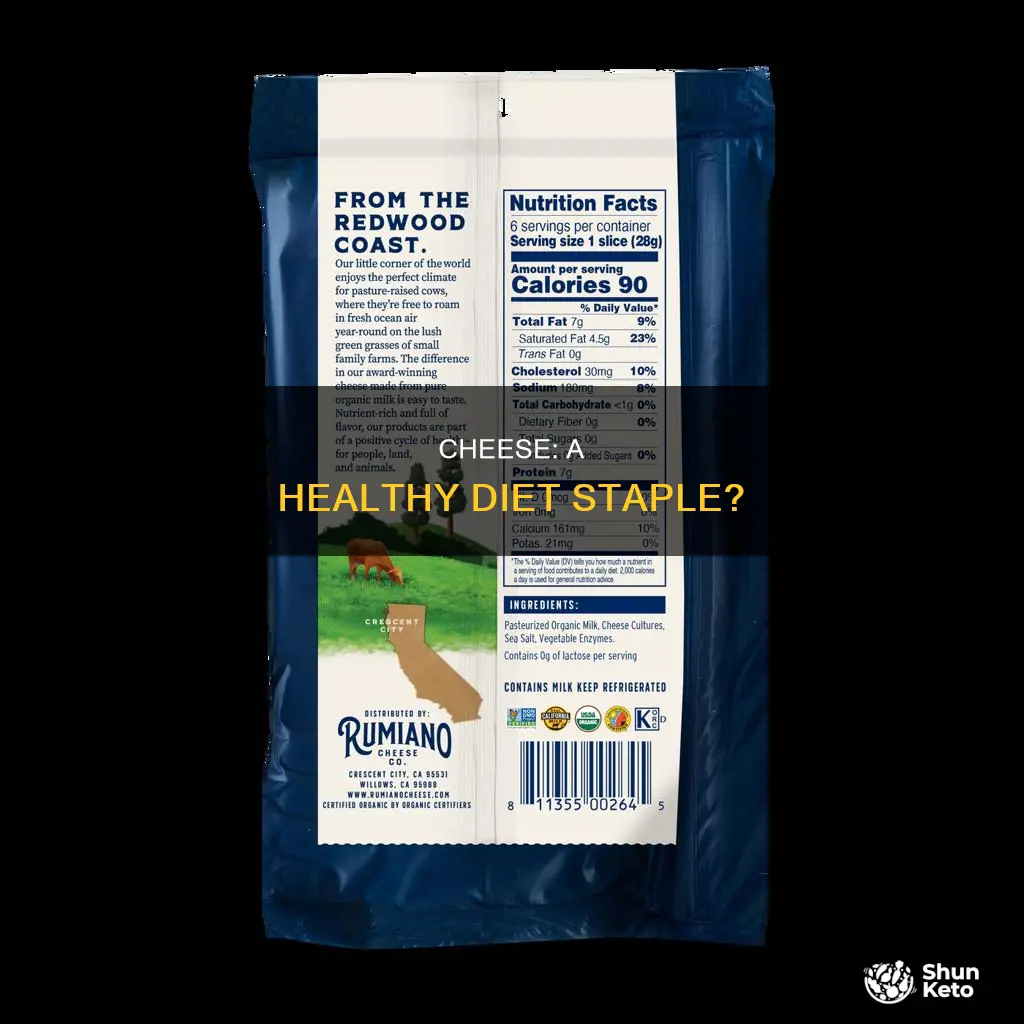 is cheese important in your diet