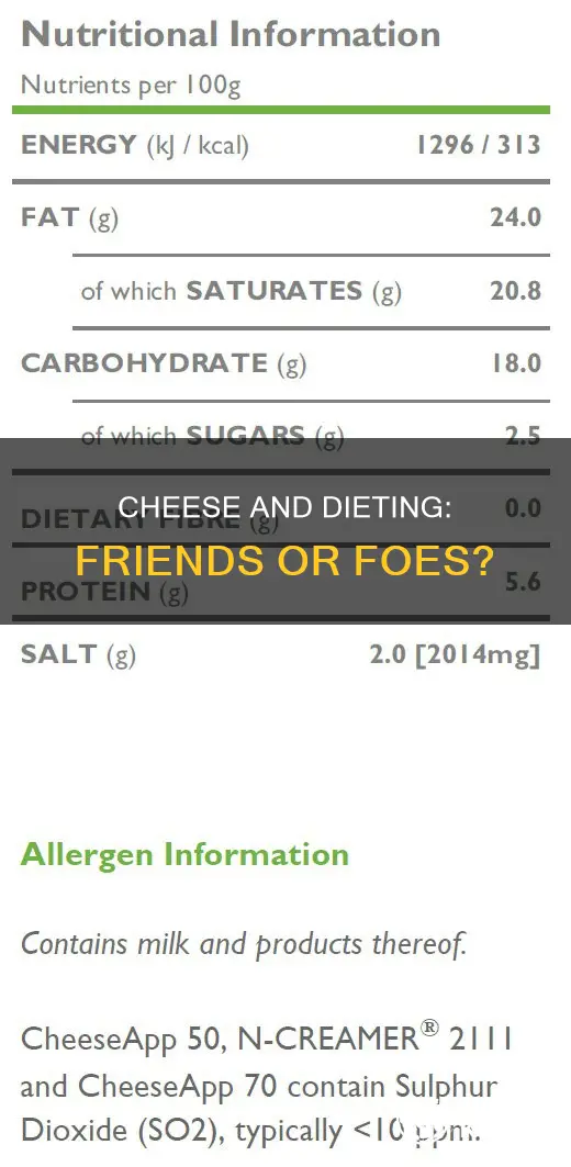 is cheese ok for a diet