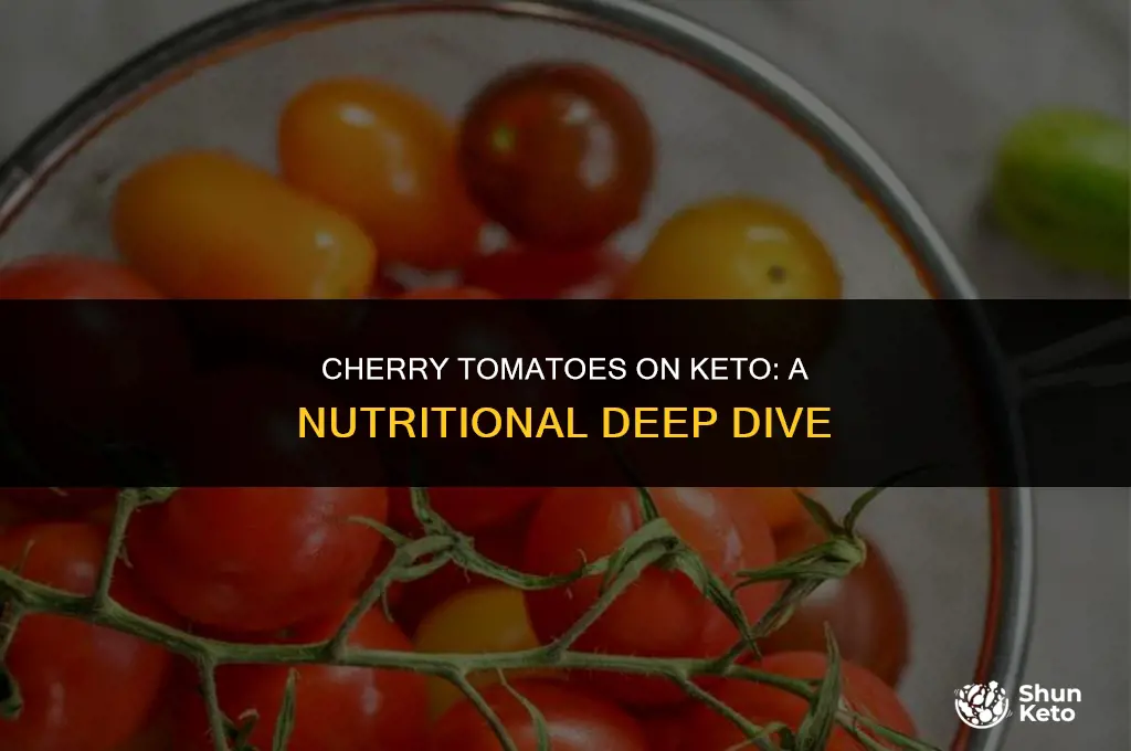 is cherry tomato keto friendly