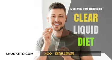 Chewing Gum on a Clear Liquid Diet: Allowed or Not?