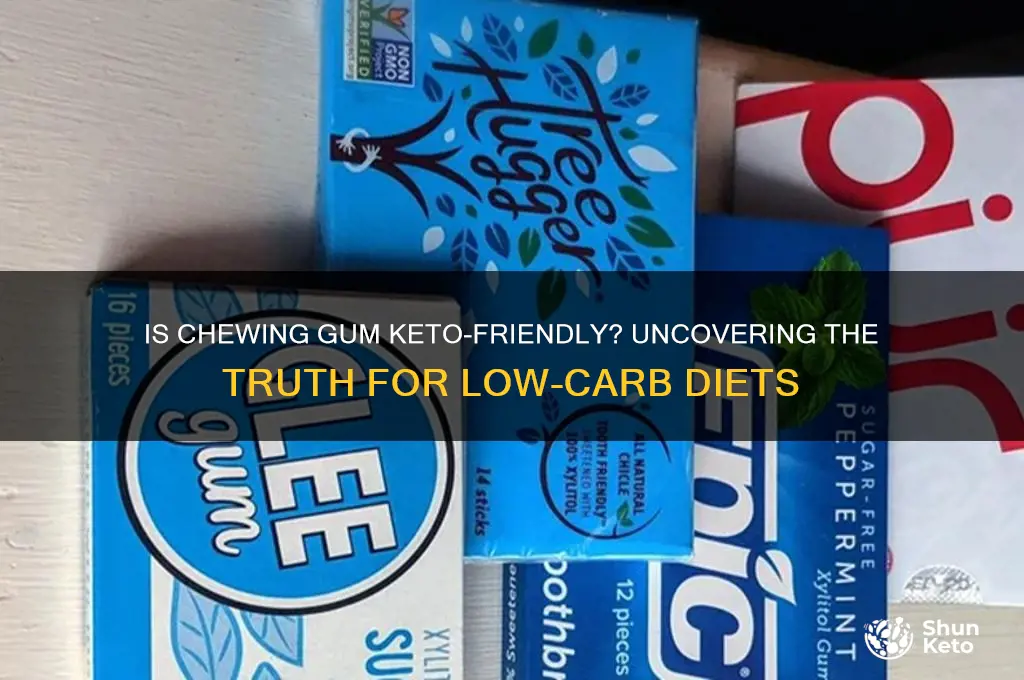 is chewing gum keto compliant