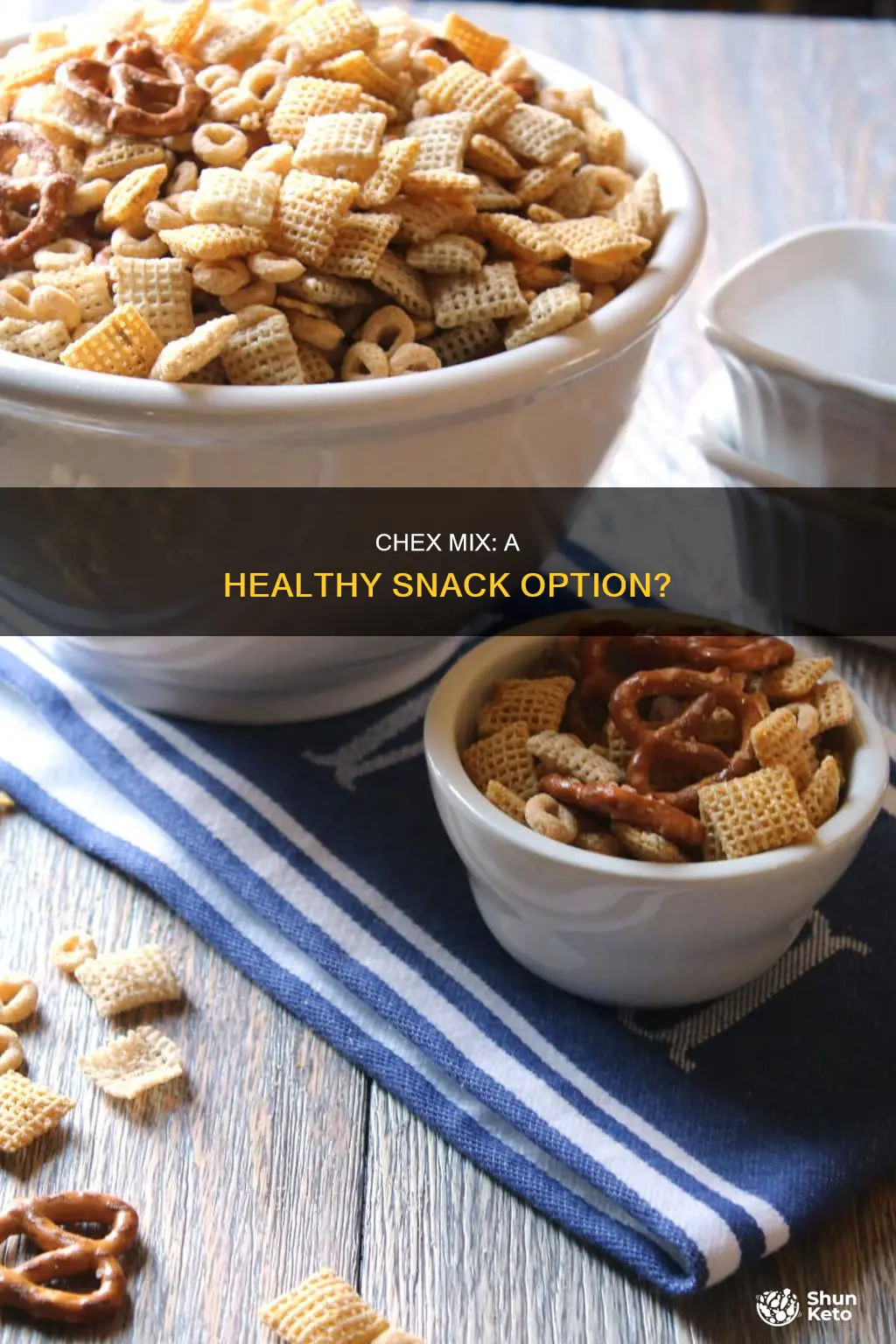 is chex mix without sugar ok on a diet