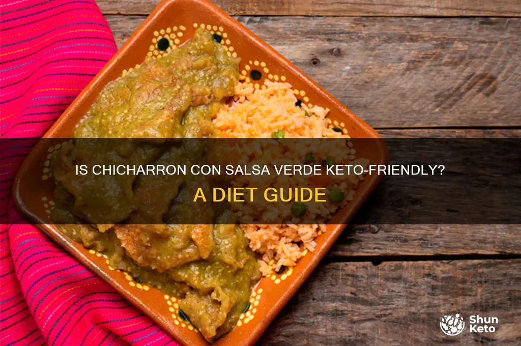 is chicharron con salsa verde keto