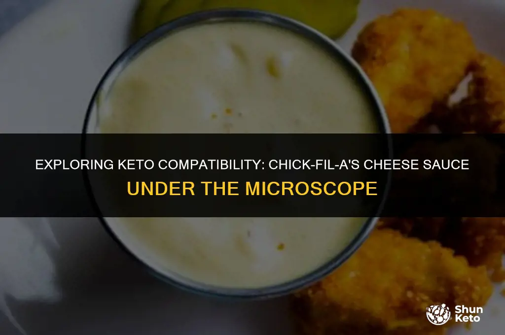is chick fil a cheese sauce keto friendly