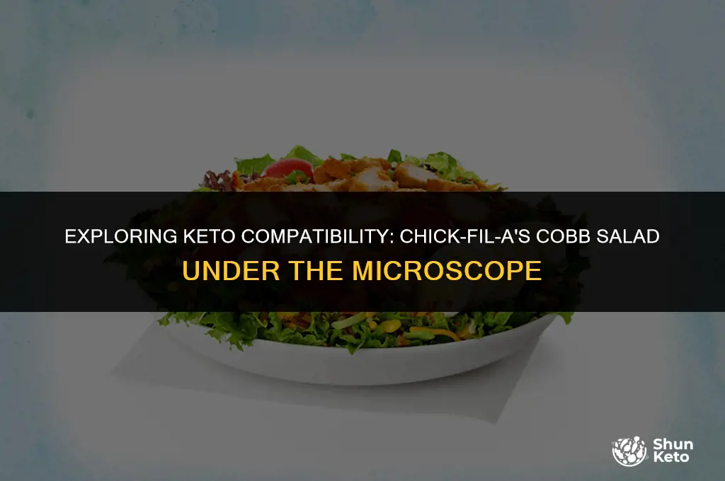 is chick fil a cobb salad keto friendly