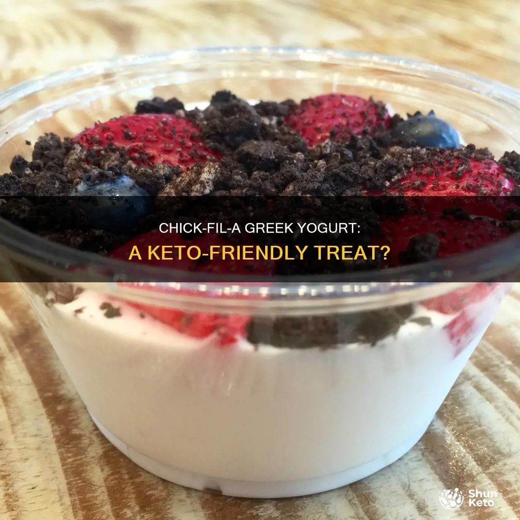 is chick fil a greek yogurt keto