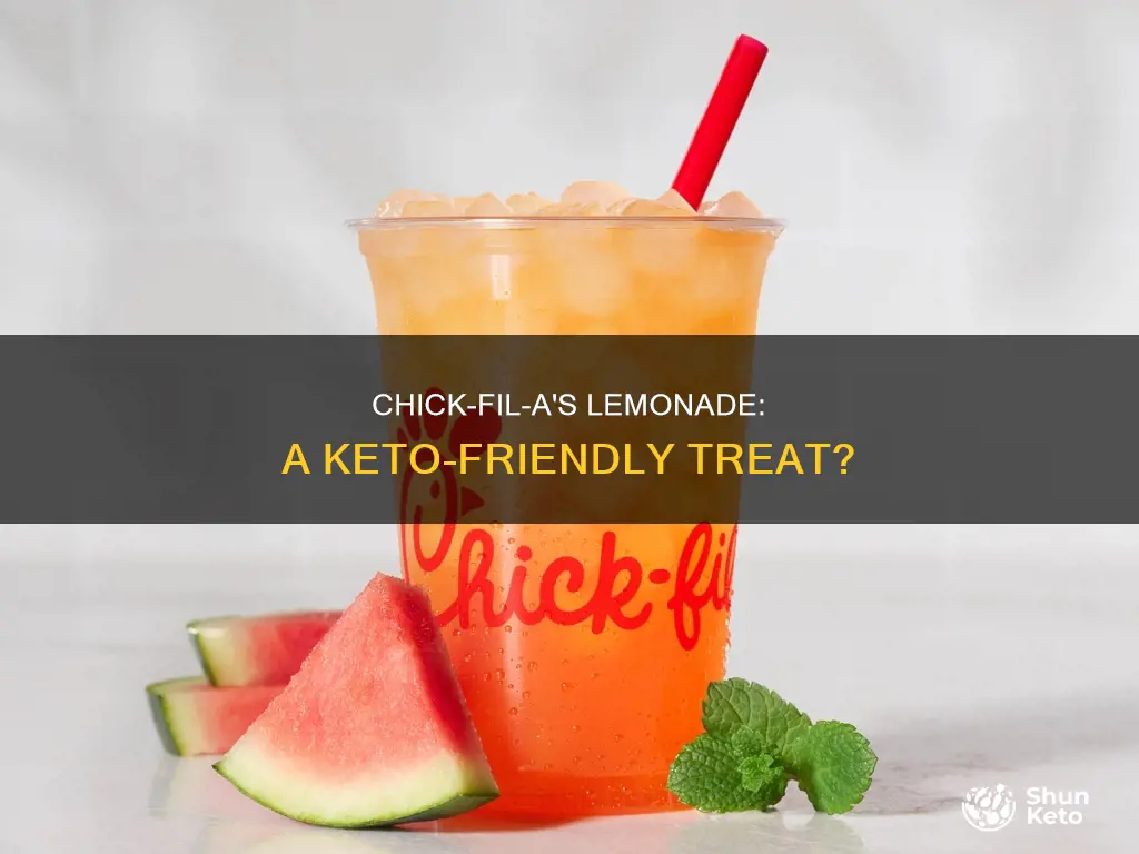 is chick fil a lemonade keto