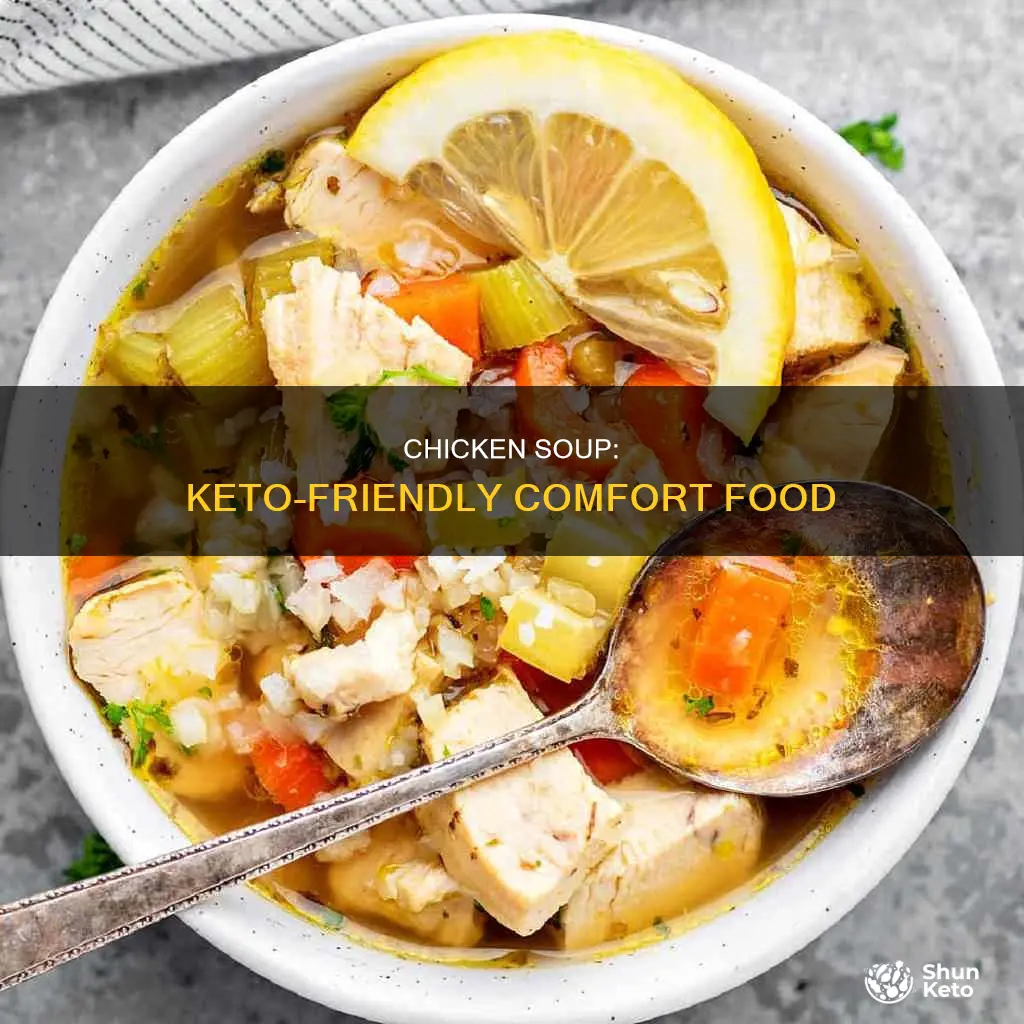 is chicken and vegetable soup keto