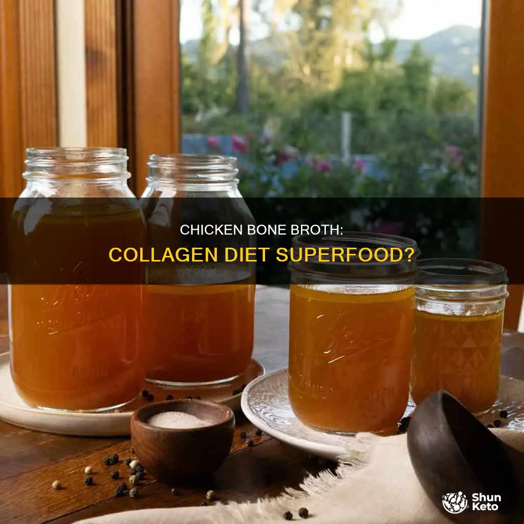 is chicken bone broth okay to use in collagen diet
