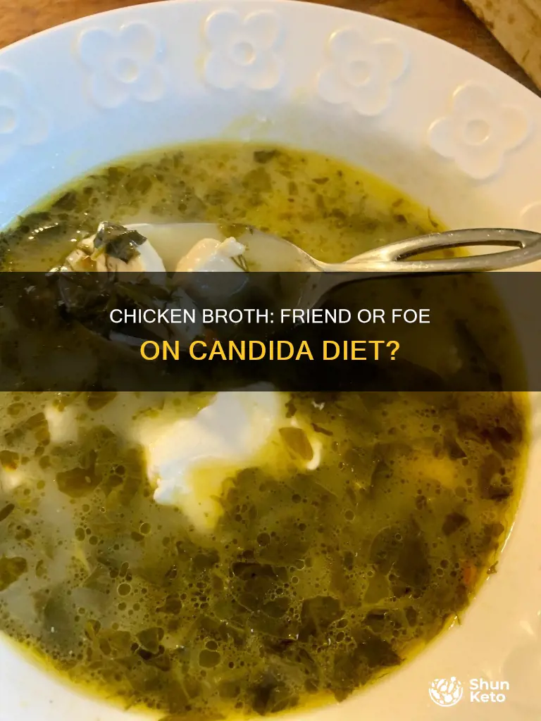 is chicken broth ok on candida diet