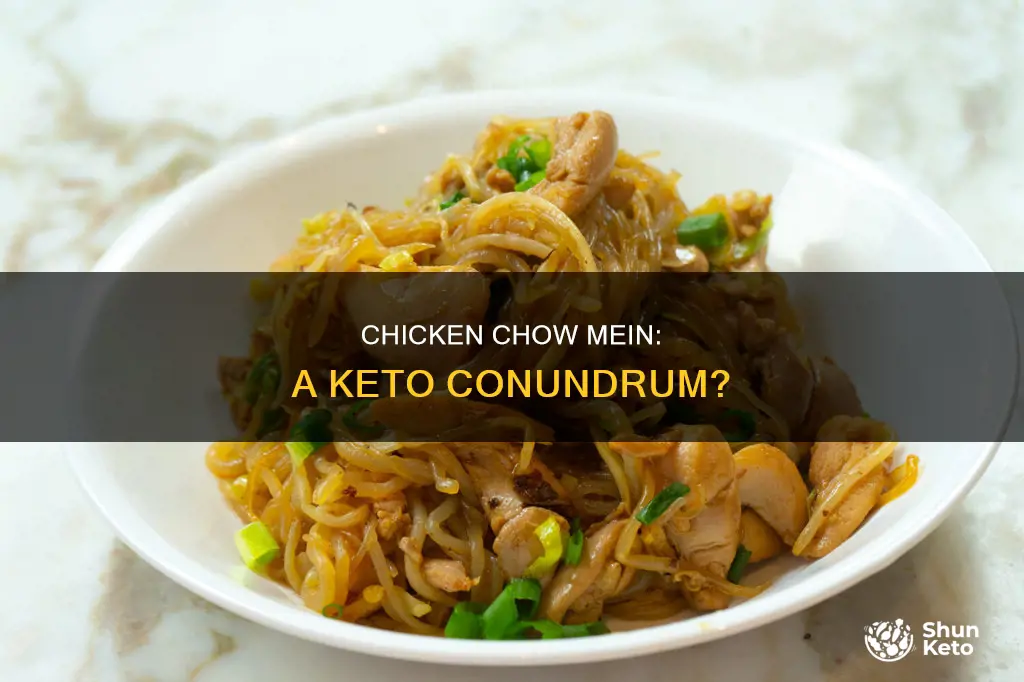 is chicken chow mein keto