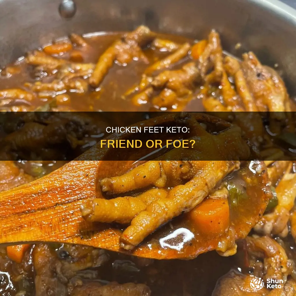 is chicken feet keto