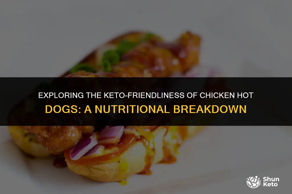 is chicken hot dog keto friendly