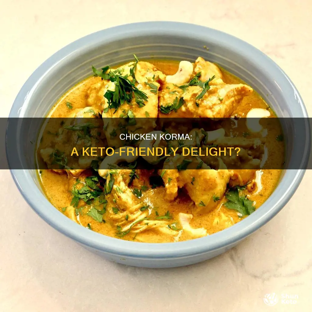 is chicken korma keto