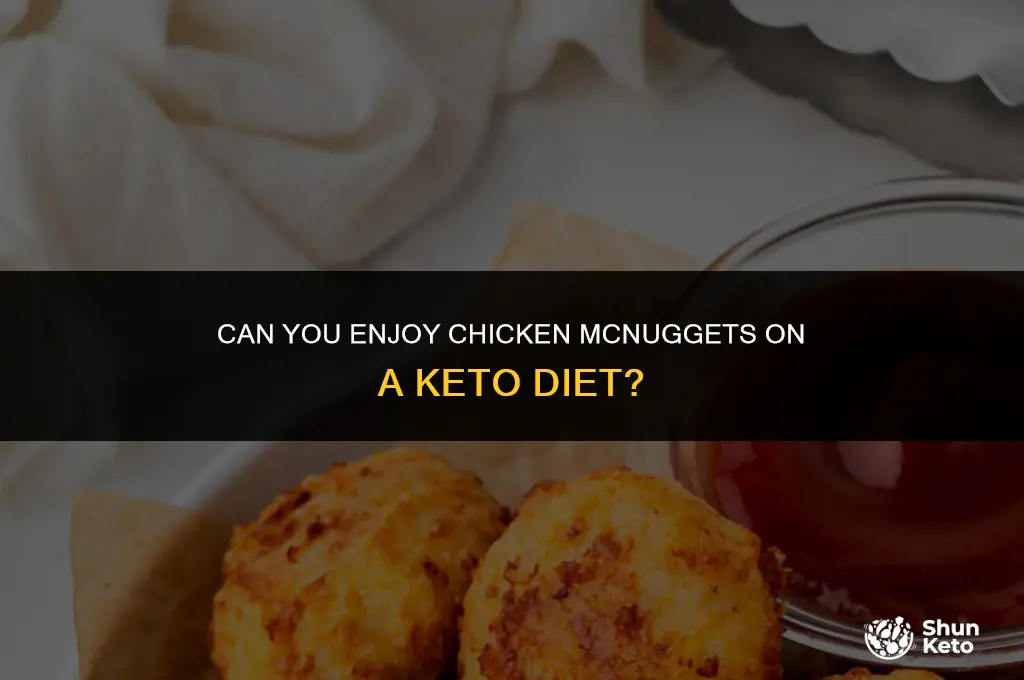 is chicken mcnuggets keto friendly