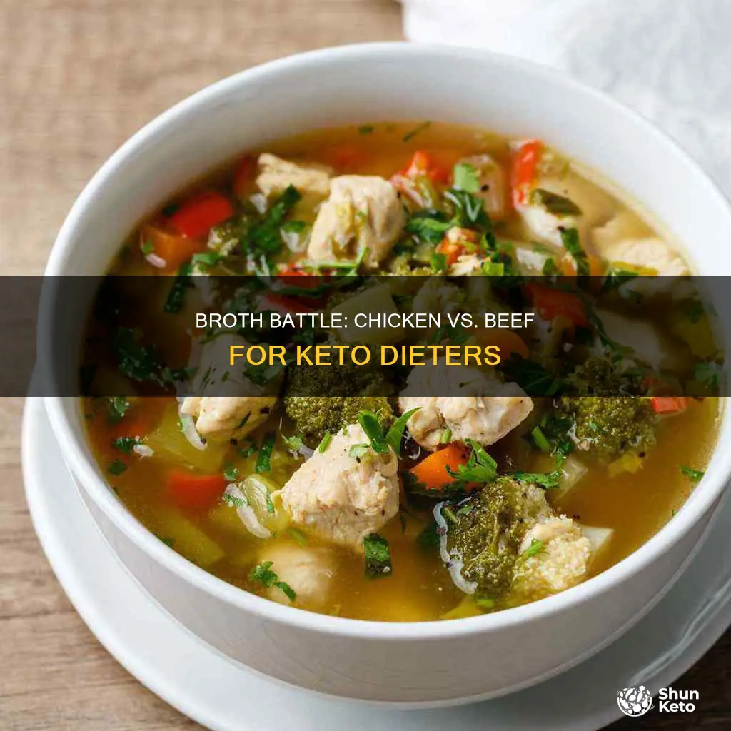 is chicken or beef broth better on keto