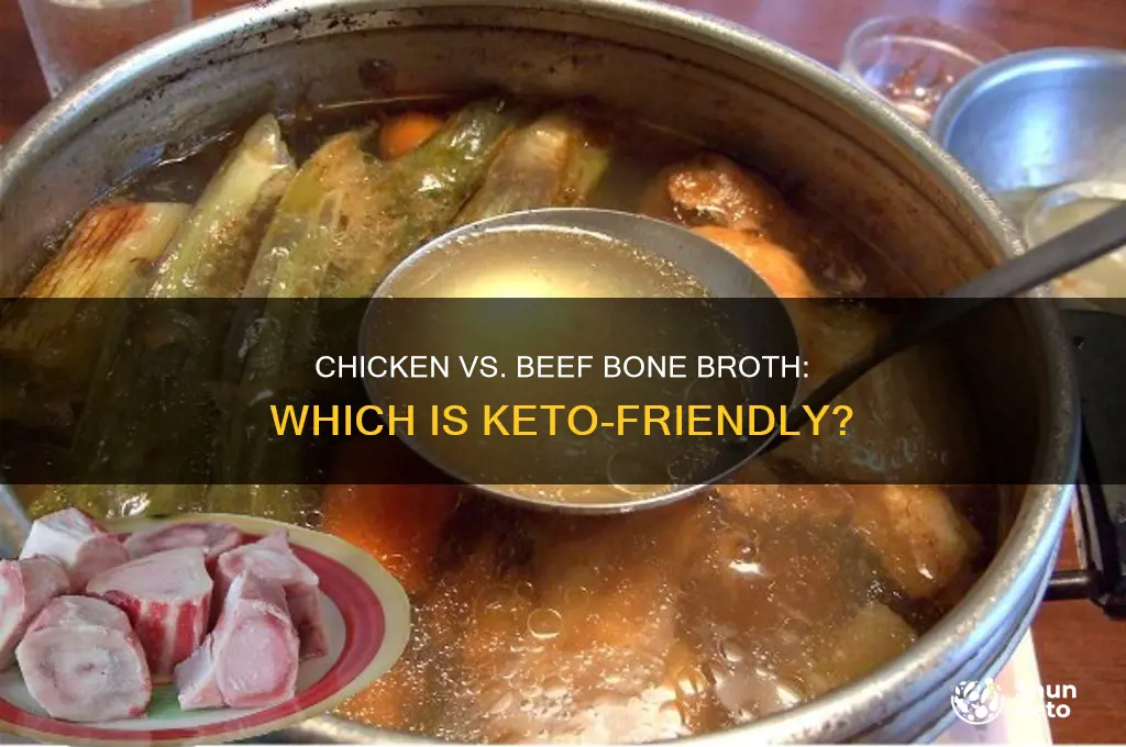 is chicken or beff bone broth better on keto diet