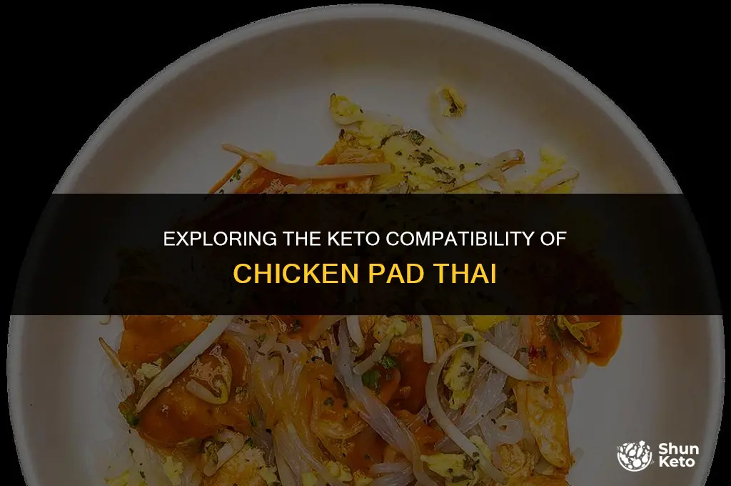 is chicken pad thai keto friendly