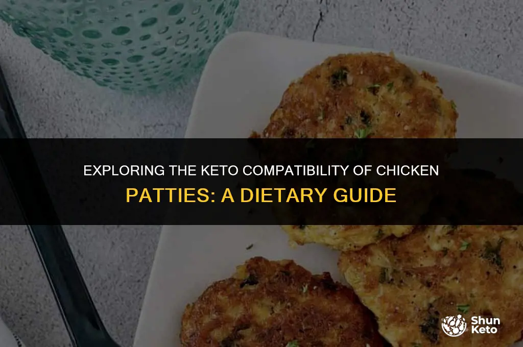 is chicken patties keto friendly