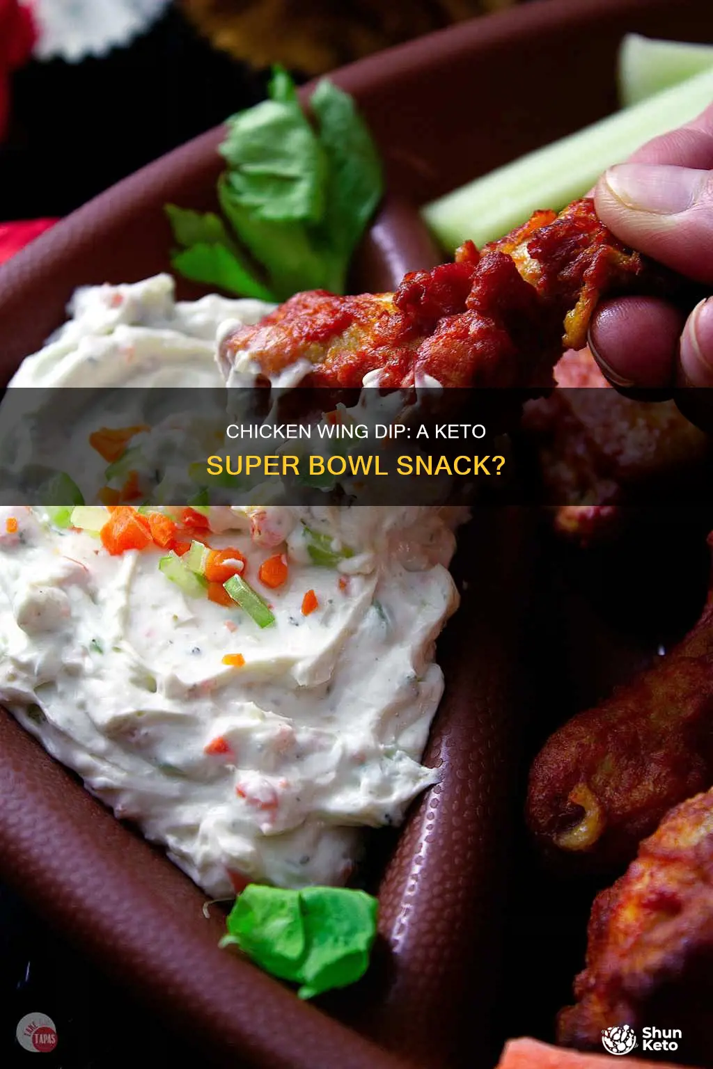 is chicken wing dip keto