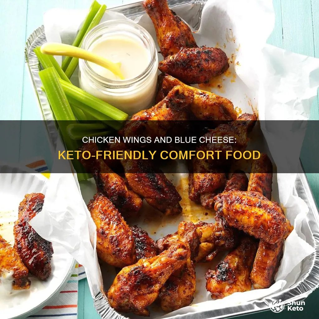 is chicken wings & blue cheese dressing keto