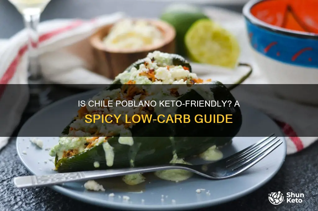 is chile poblano keto
