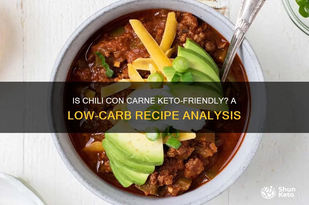 is chili con carne keto