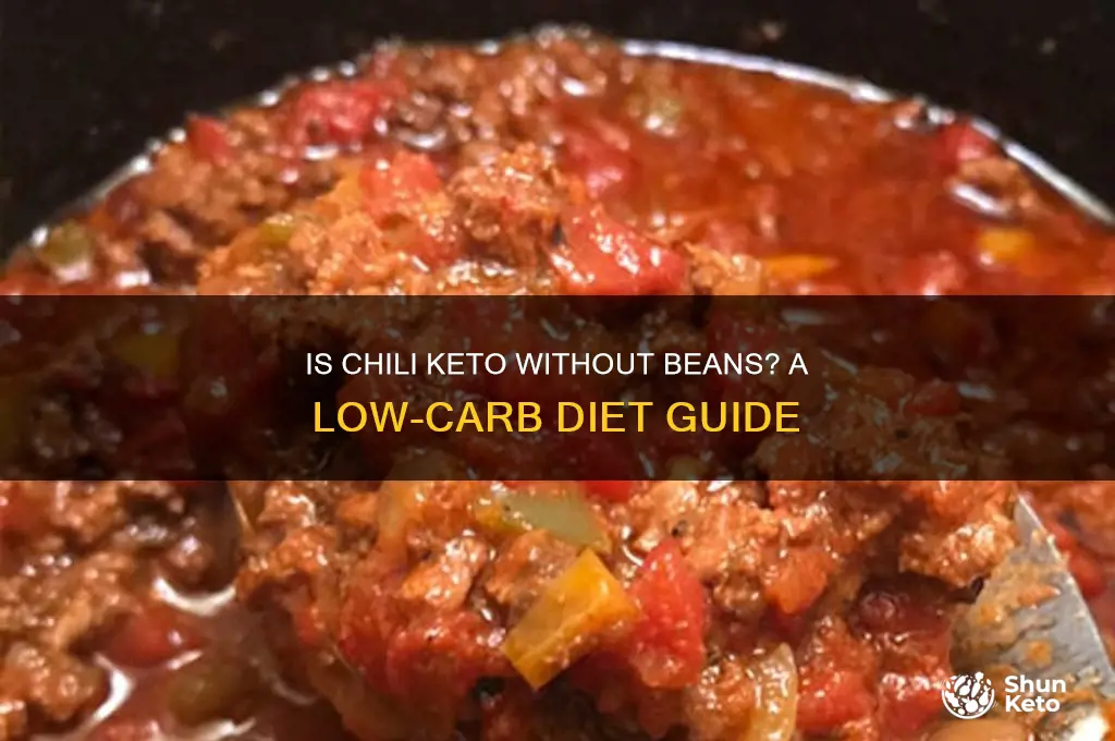 is chili keto without beans