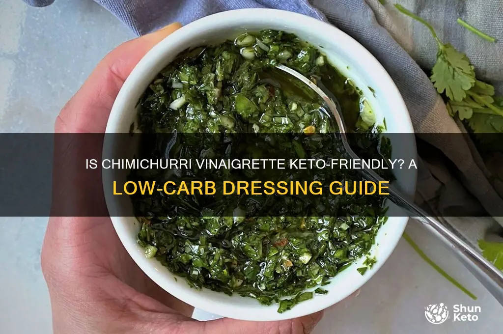is chimichurri vinaigrette keto