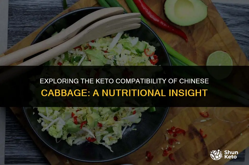 is chinese cabbage keto friendly