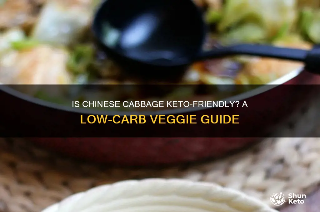 is chinese cabbage keto