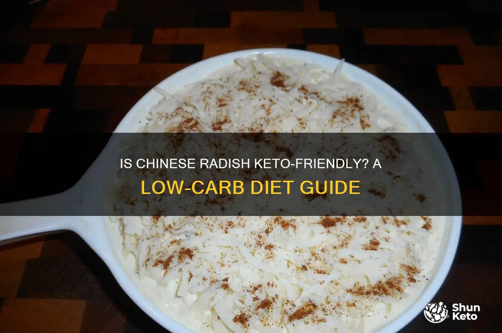 is chinese radish keto