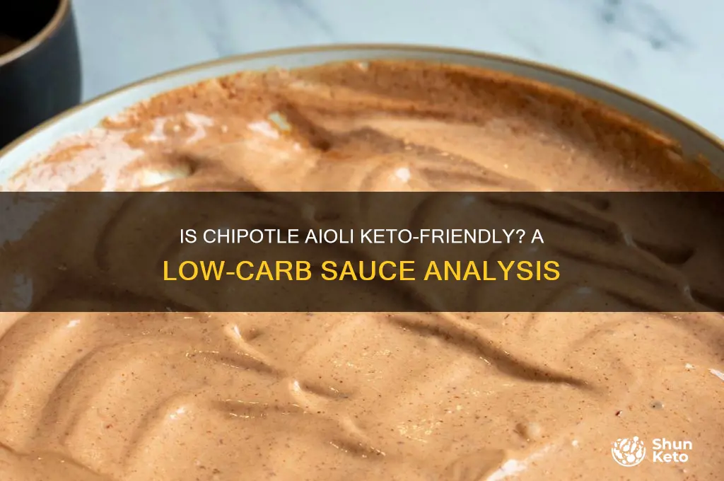 is chipotle aioli keto