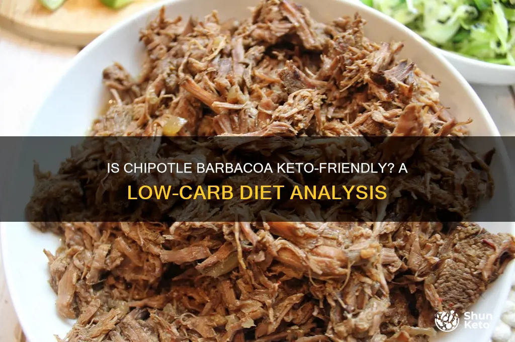 is chipotle barbacoa keto