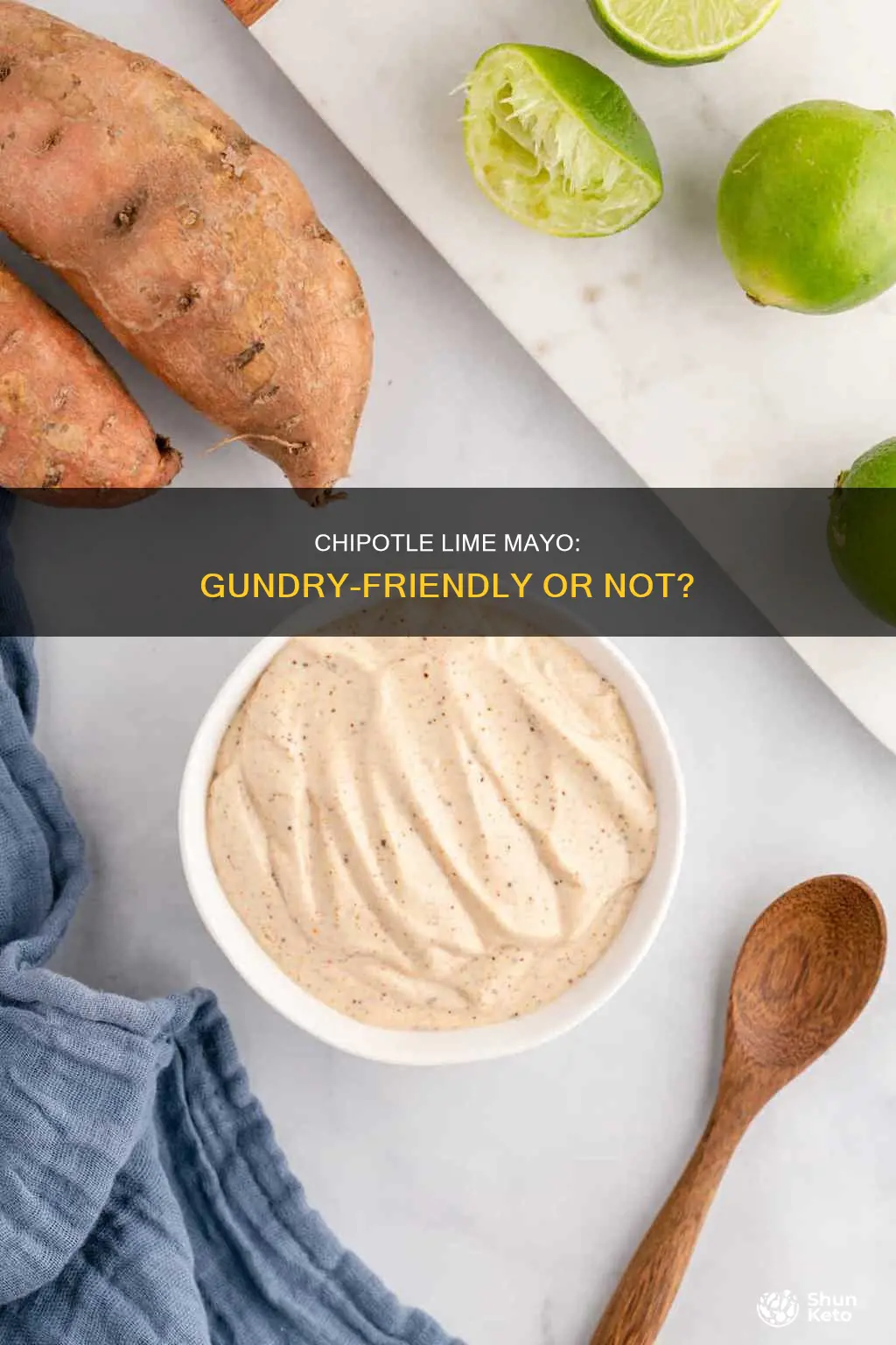 is chipotle lime mayo okay on dr gundry diet