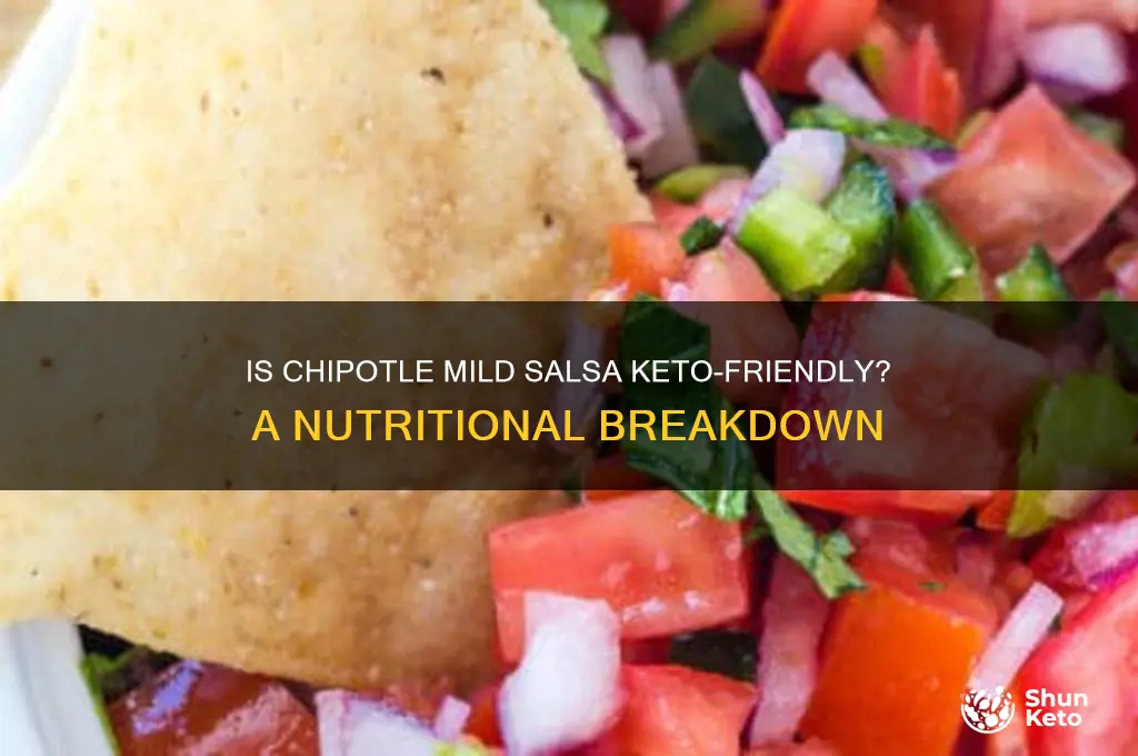 is chipotle mild salsa keto