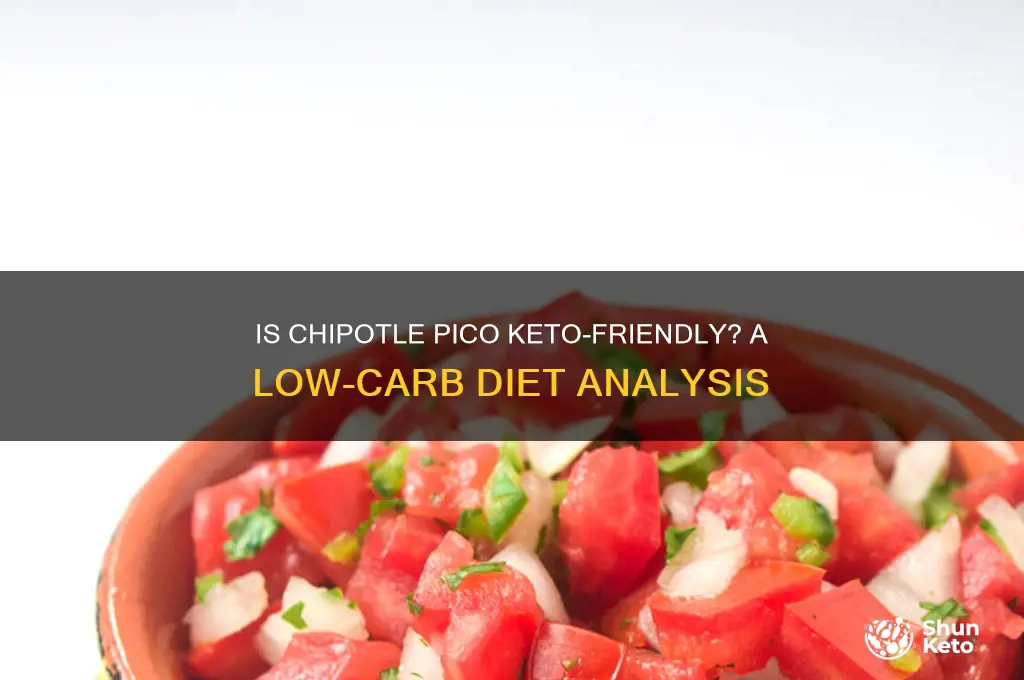 is chipotle pico keto