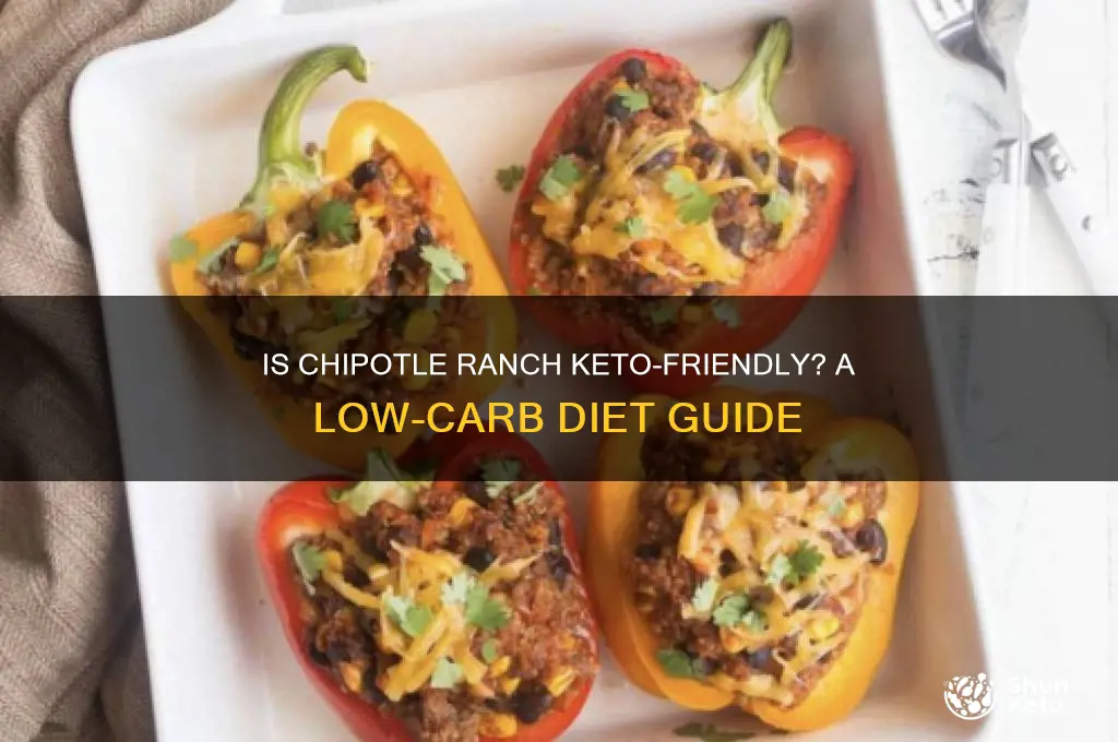 is chipotle ranch keto friendly