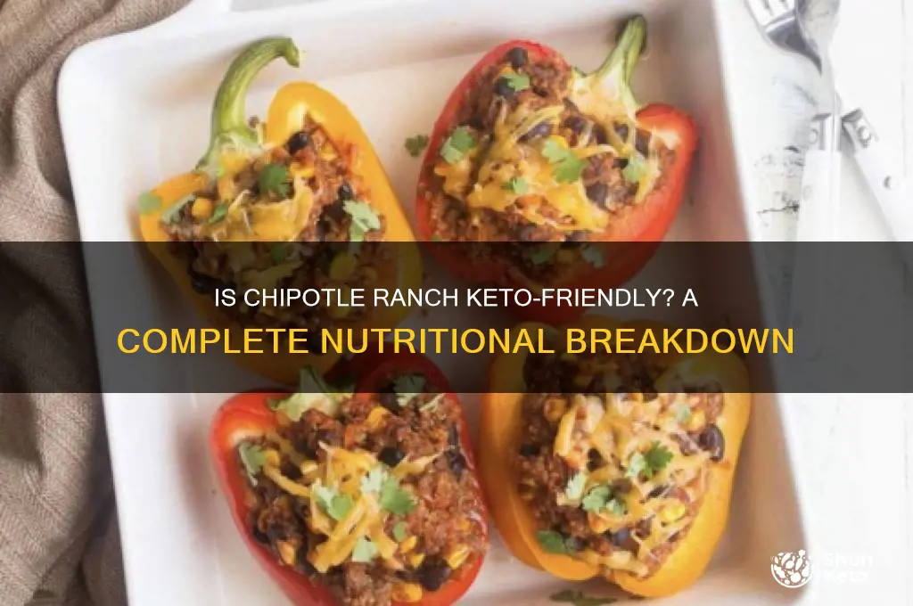 is chipotle ranch keto