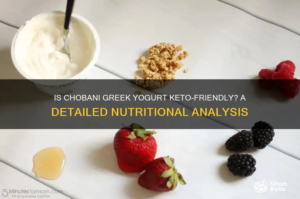 is chobani greek yogurt keto