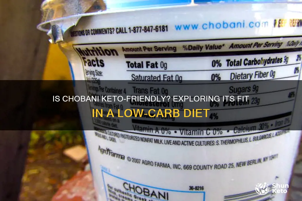 is chobani keto