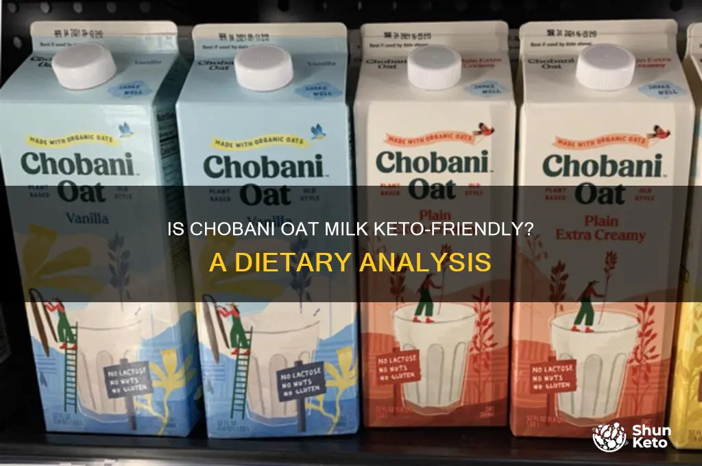 is chobani oat milk keto friendly