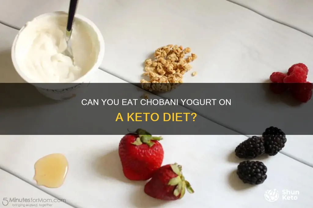 is chobani yogurt ok on keto diet