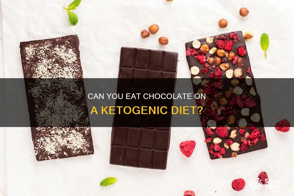 is chocolate allowed on a ketone diet
