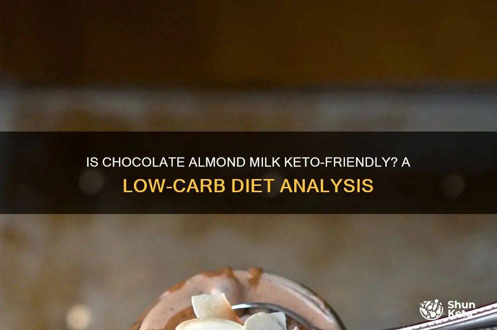 is chocolate almond milk keto