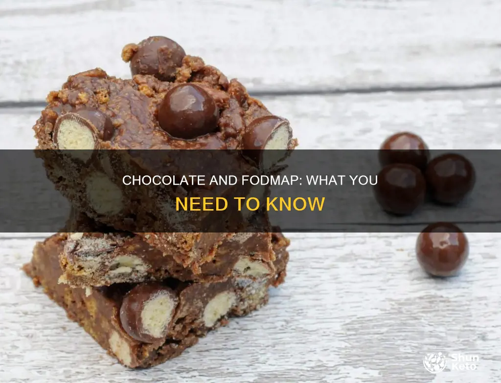 is chocolate ok on fodmap diet