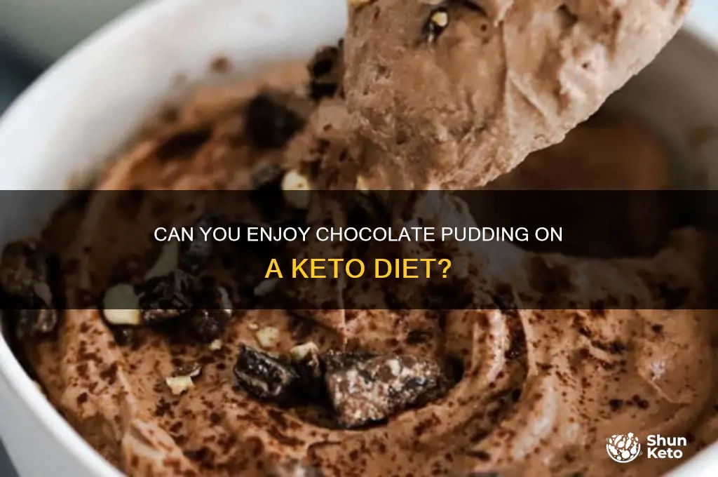 is chocolate pudding keto friendly